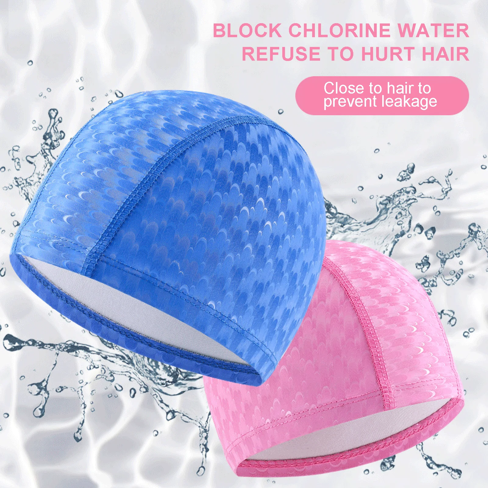 

Изогнутые однотонные шапочки для плавания для взрослых мужчин и женщин, Нескользящие шапочки для защиты ушей, аксессуары для плавания в бас...