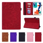Чехол-книжка для Huawei MatePad 10,4, BAH3-AL00, BAH3-W09, 10,4 дюйма, из искусственной кожи, с Цветочным Тиснением