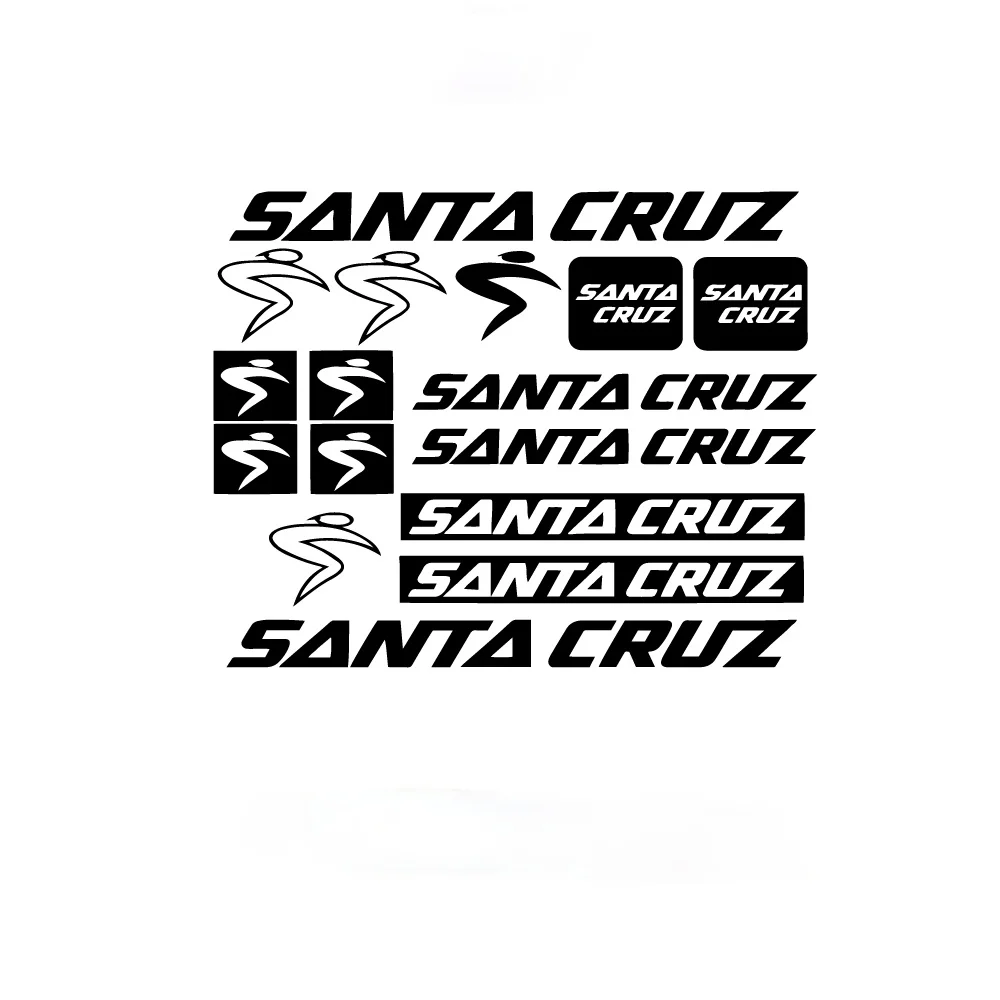 

Bike frame sticker Santa cruz cycling accessorie Free shipping Vinyl waterproof mtb bicycle frame decal bike accessories sticker