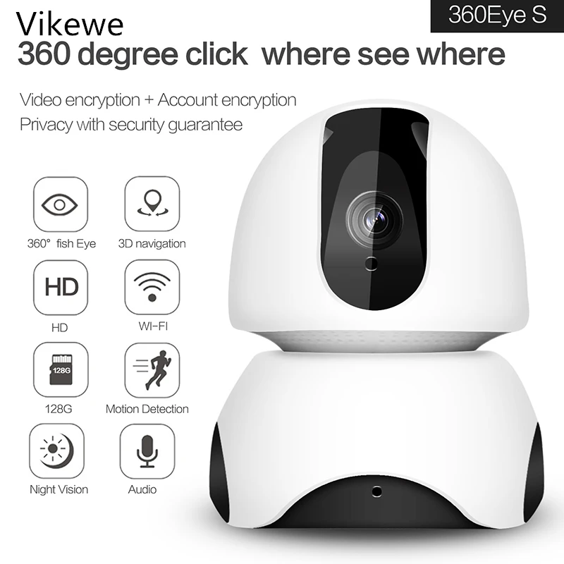 IP камера видеонаблюдения Vikewe 1080P 720P Wi Fi ИК ночное видение|Видеорегистраторы| |
