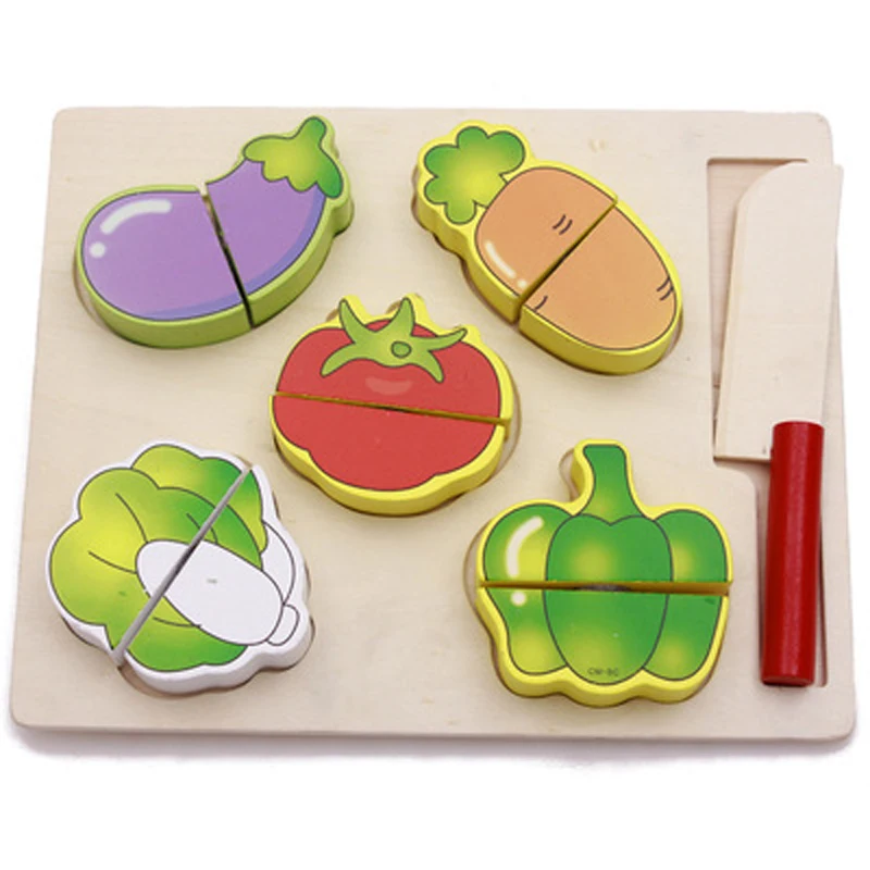 

Children Pretend Play House Kitchen Food Toy Set Cut Fruit Plastic Vegetables Simulation Toy For Plastic kids Educational Gift