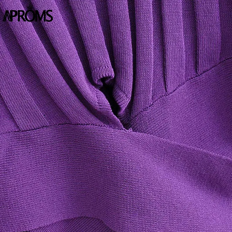 Aproms, одноцветные трикотажные майки, женские топы, Осень-зима, облегающий укороченный топ, женская уличная одежда, сексуальные женские топы с вырезами