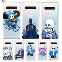 undertale sans anime silicone cover for samsung galaxy s21 s20 fe ultra s10 s10e lite s9 s8 s7 edge plus phone case