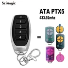ATA PTX5 запасная Модель пульта дистанционного управления для гаражных дверей (двойной контроллер для ворот)телефон (EasyRoller) с изменяющимся кодом 433 МГц