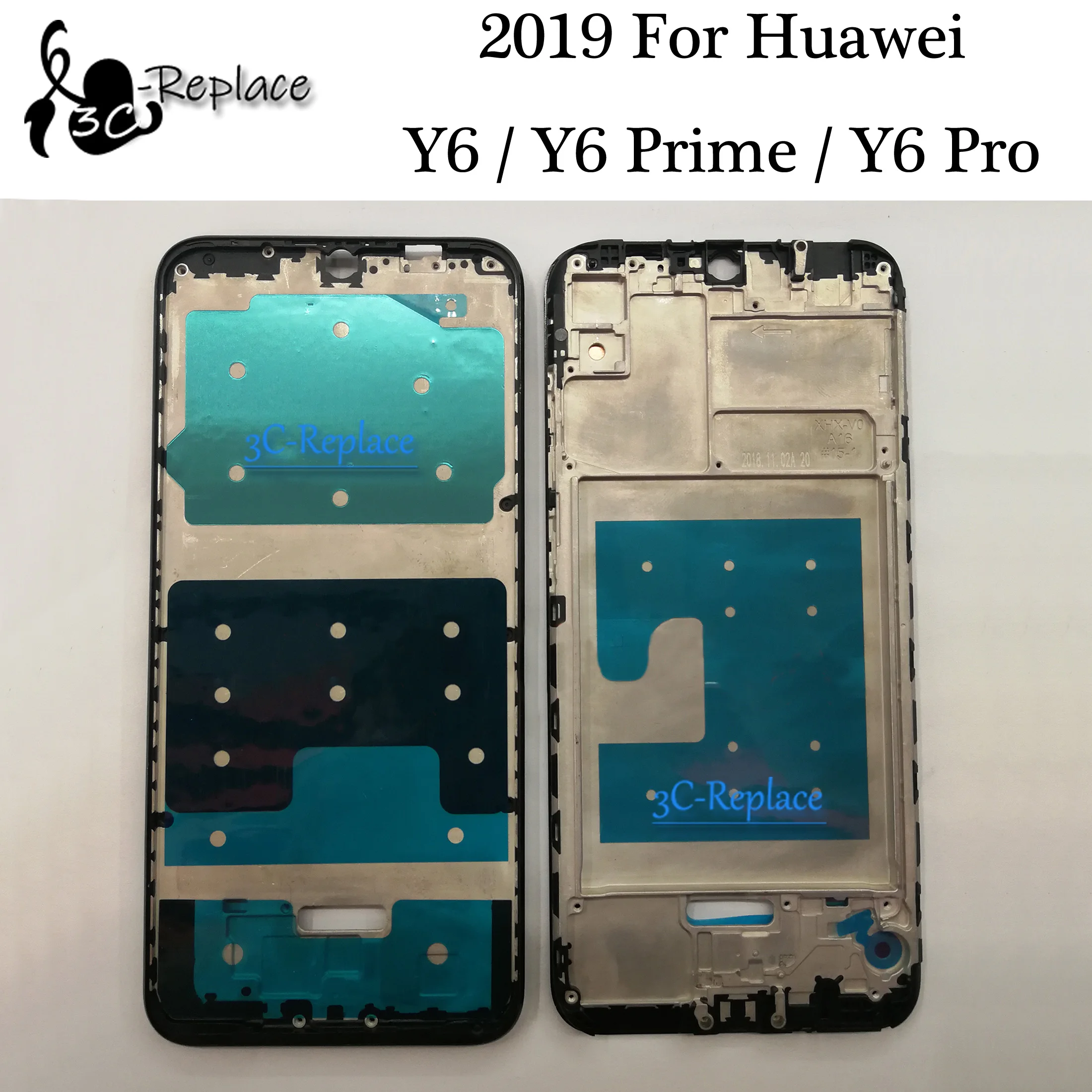 Передняя панель корпуса для Huawei Y6 2019 / Prime Pro ЖК дисплей лицевая рамка передняя