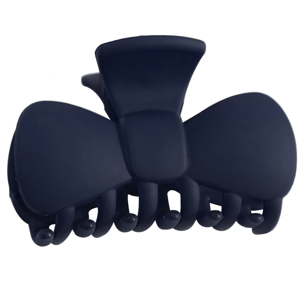 Заколка-зажим для волос в виде банта карамельного цвета |