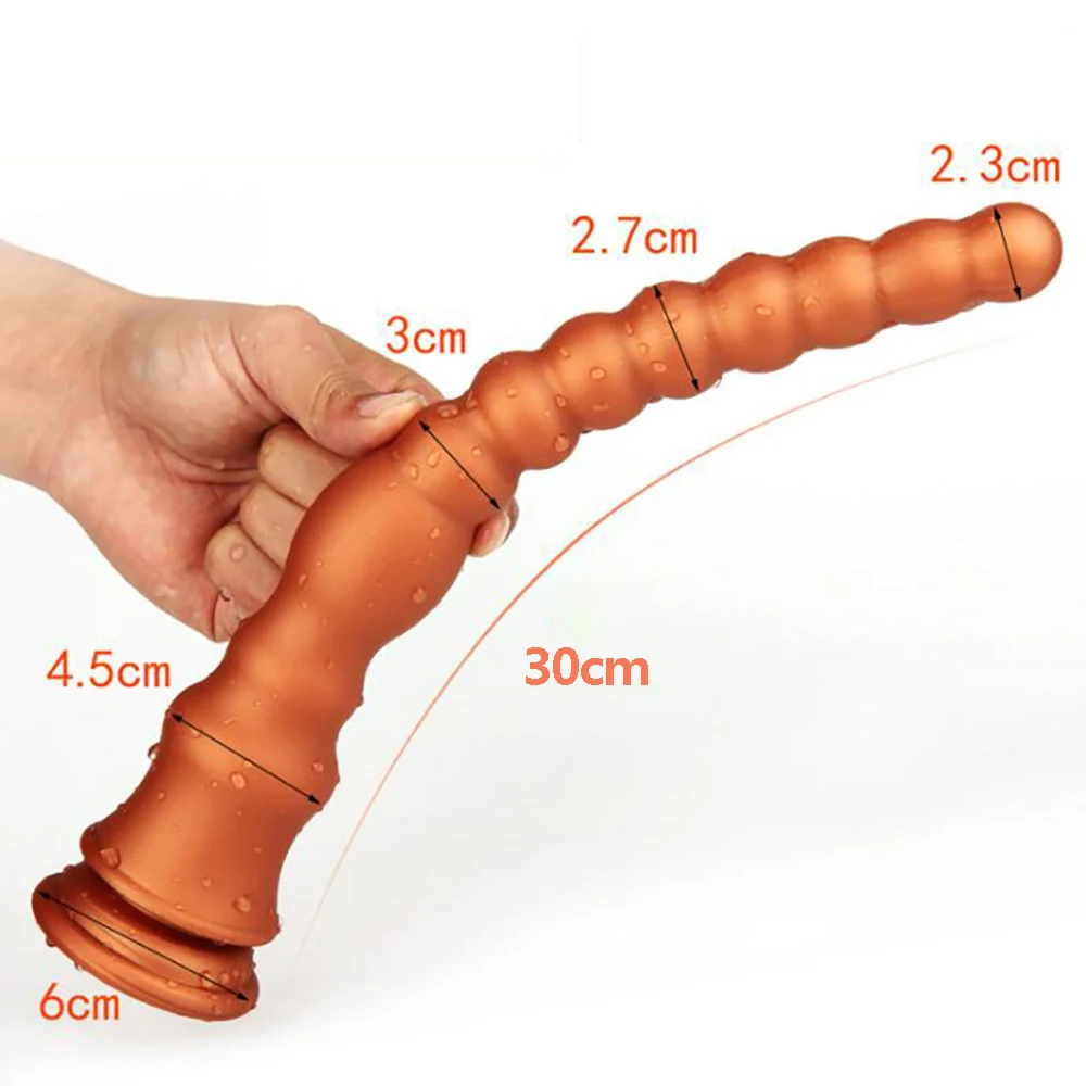 2020 New Super Long Anal Plug Dildo Butt Adult Sex Toys For Men Prostate Massgaer Anus Beads Vagina Stimulator Masturbators | Красота и