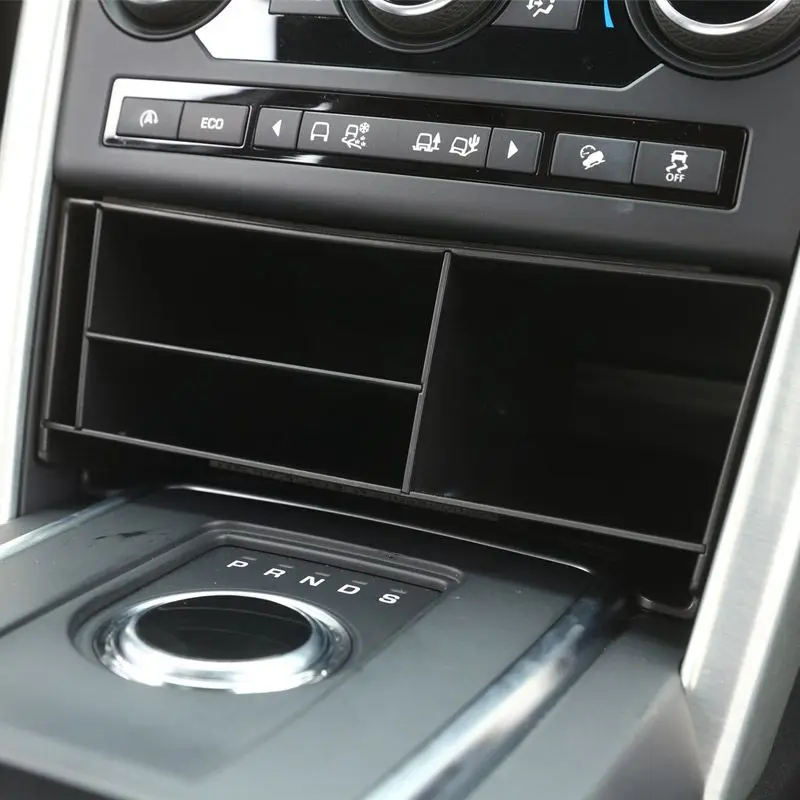 

For Land Rover Discovery Sport 2015 2016 2017 Car-Styling Plastic Central Console Multifunction Storage Box Phone Tray Accessory