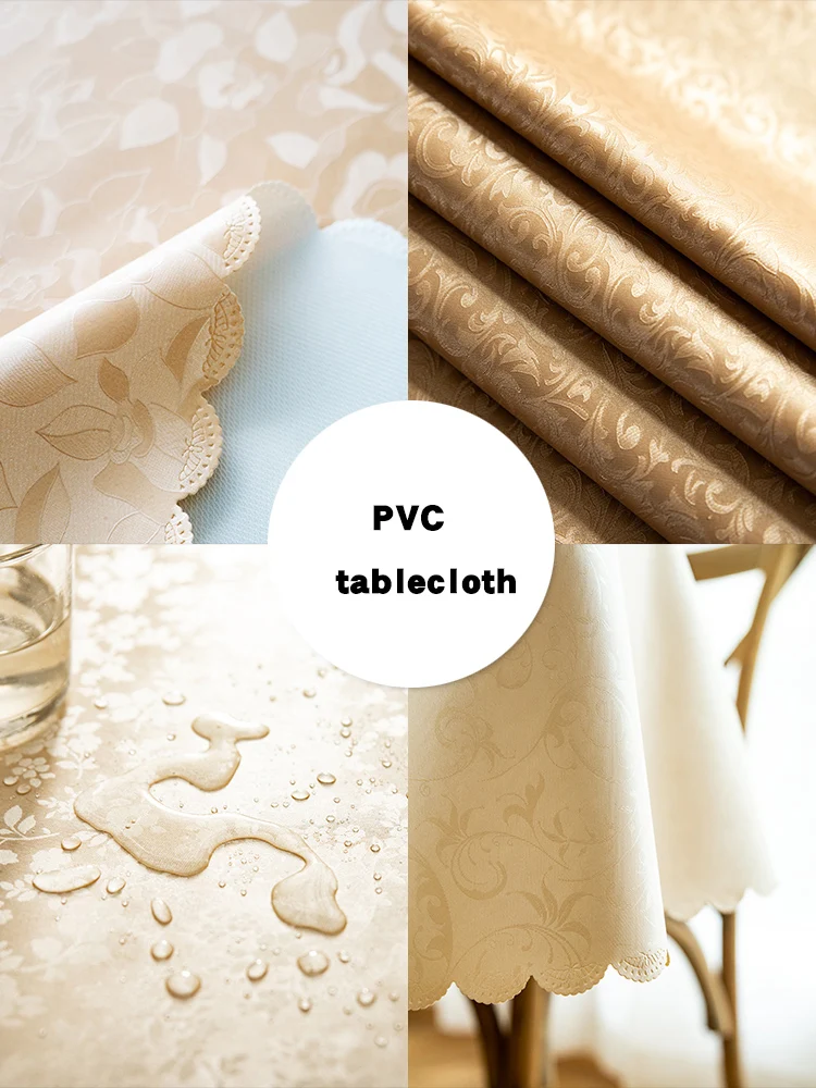 round tablecloth pvc waterproof antifouling cover outdoor dining table cloth 140cm160cm180cm free global shipping