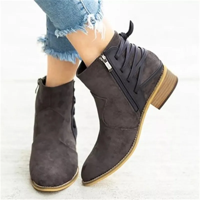 Женские ботильоны из замши с леопардовым принтом сезон осень зима женские