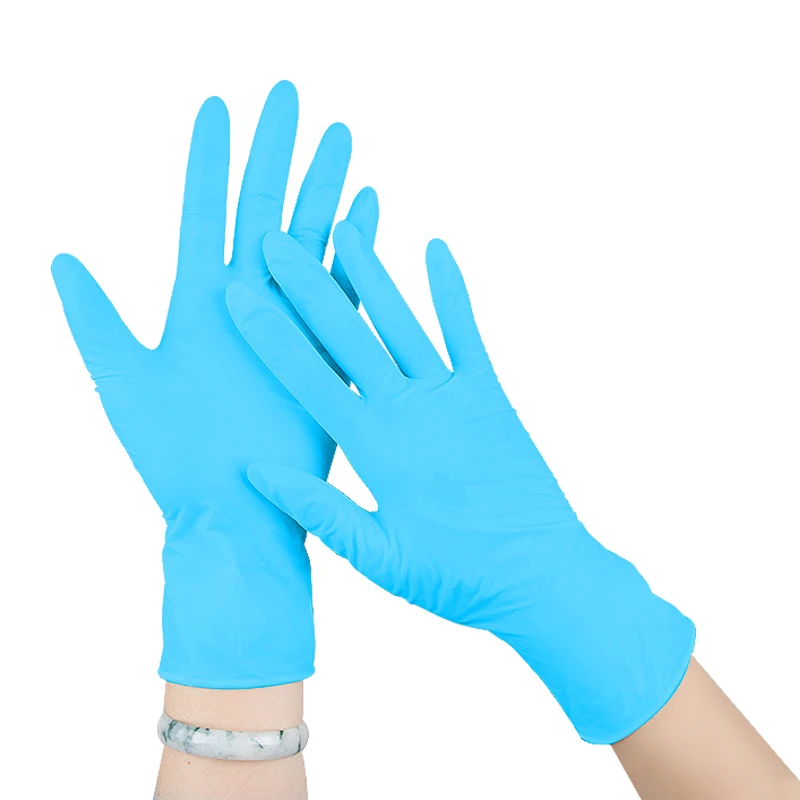 6 упаковок одноразовых синтетических перчаток резиновые латексные перчатки для
