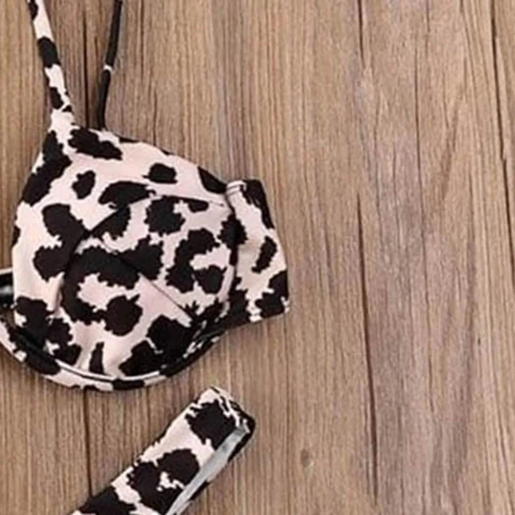 

Women Fashion Padded Bra Bikini Set Swimsuit Ladies Stripe Bandage Push-up Swimwear Female Bathing Suits Swim High Cut Biquini