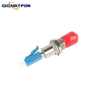 st lc st female lc male connector optical fiber connector ftth single mode simplex optical fiber transmission connector
