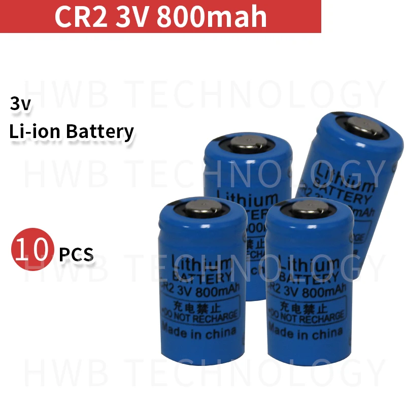 10 упаковок CR2 3 в 800 мАч литиевая батарея CR15H270 CR15266 CR - 2 Вт/C1B камера ручка для