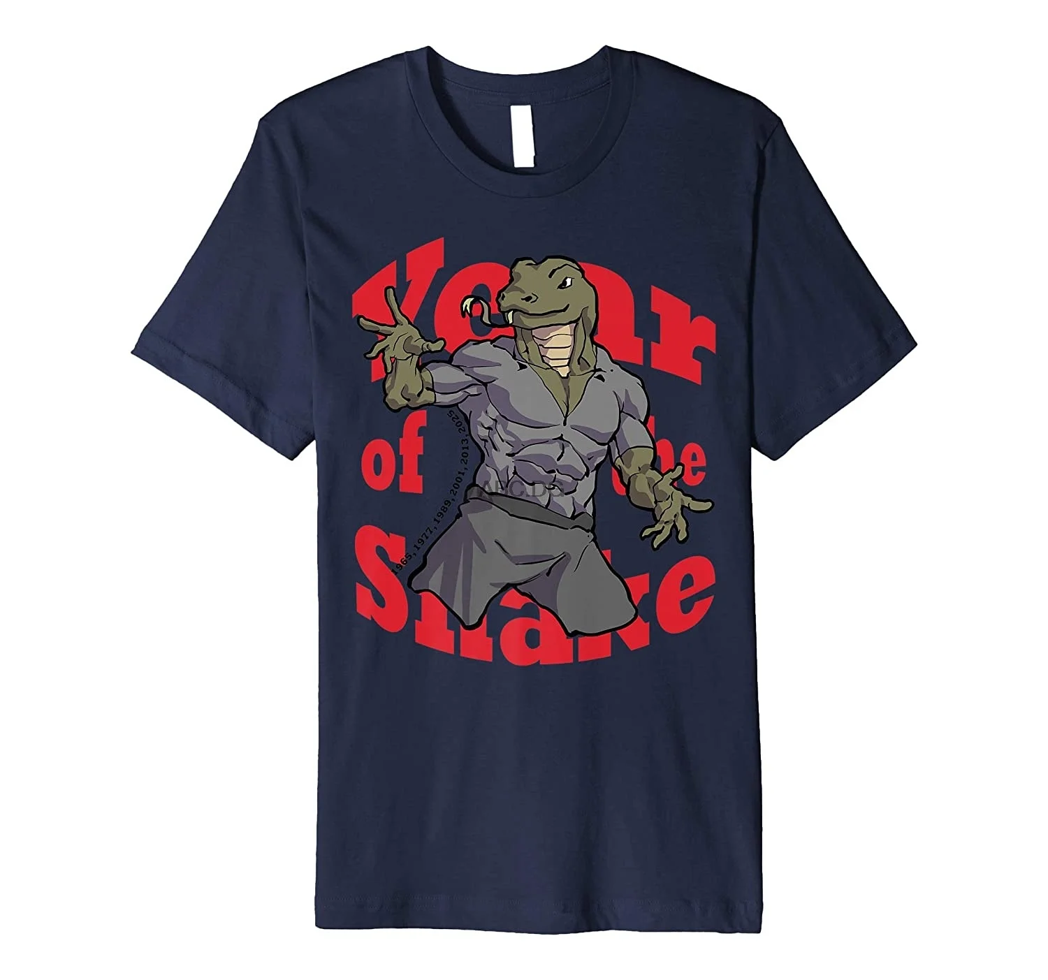 

Year of the Snake Chinese Zodiac Fitness Gym T-Shirt