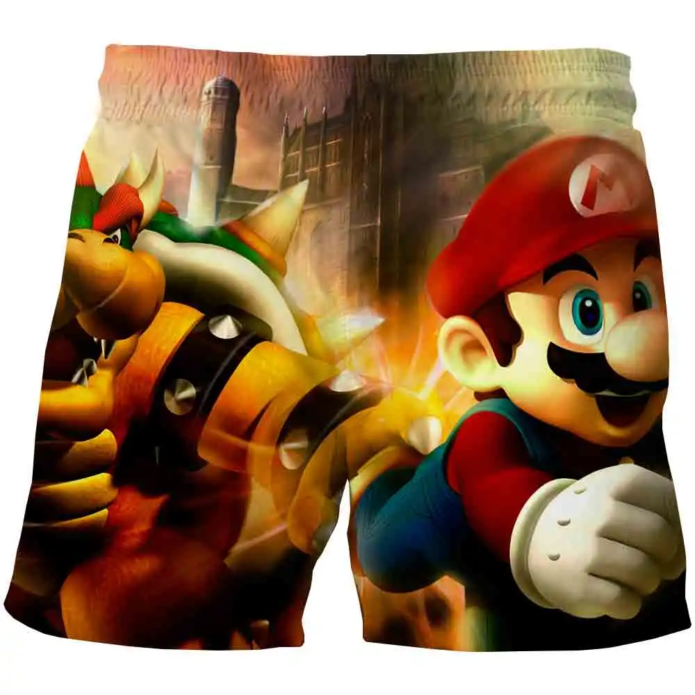 

Mario cartoon Children's clothing new hot fashion funny children's shorts sports casual fashion kids pants