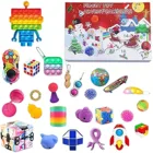 Фиджет-игрушки, календарь для Адвента, антистрессовая игрушка, женский набор рождественских подарков, мраморный подарок, сенсорный телефон, ит