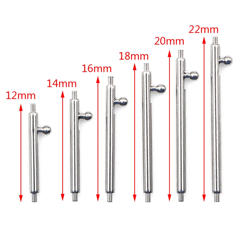

10pcs/lot Hot Stainless Steel Quick Release Watch Band Single Switch Spring Bars Strap Link Pin 16mm 18mm 20mm 22mm 24mm