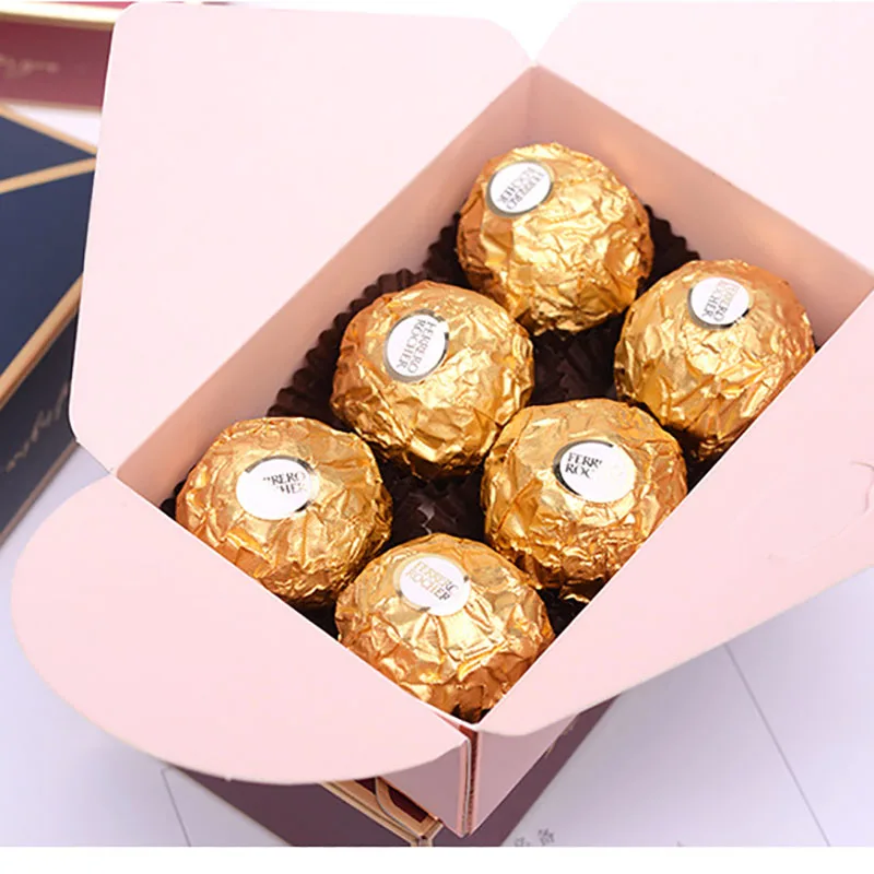 Креативная коробка конфет 5 шт. бронзированные коробки в европейском стиле