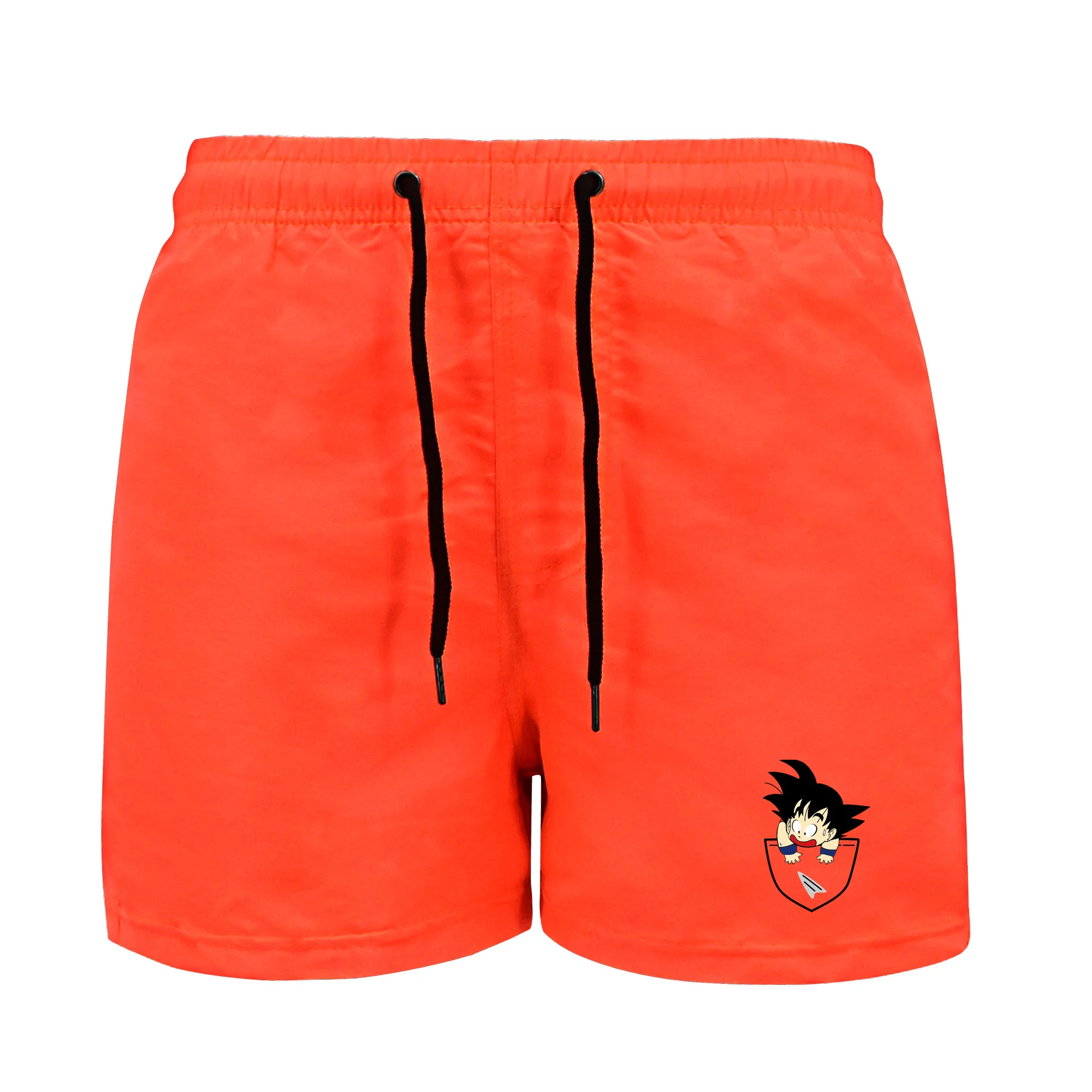 

2021 Summer new men's shorts fashion men's beachwear printed quick-drying shorts drawstring sportswear men's shorts