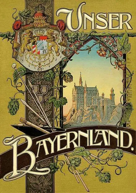 Летняя походная немецкая дорожная реклама для путешествий с красивым интерьером