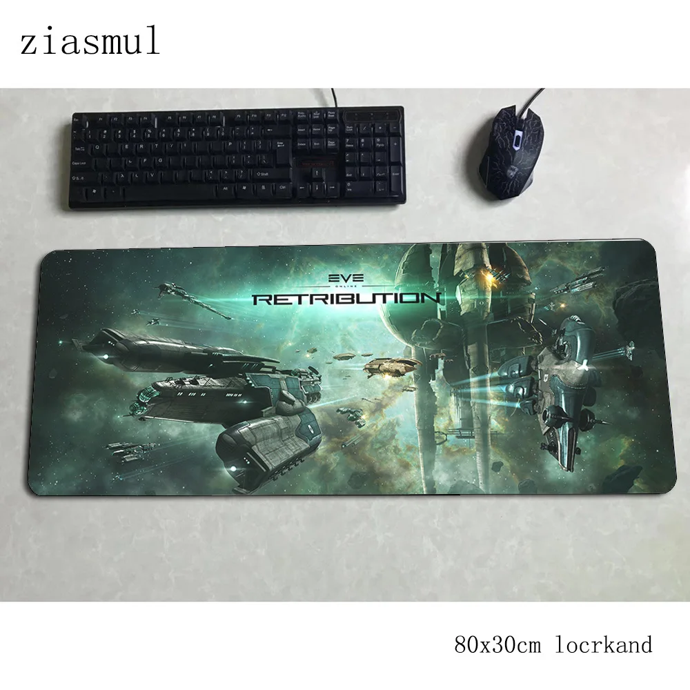Eve online коврик для мыши 80x30 см, коврики для компьютерной мыши, игровые аксессуары, профессиональный коврик для мыши, клавиатура, игры для геймера