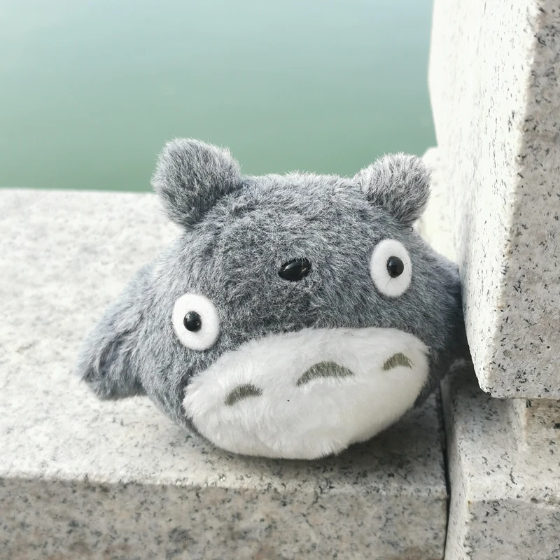 

Мой сосед Тоторо серый Тоторо с листьями лотоса для косплея Мягкие плюшевые куклы игрушки 11 см милый подарок для детей