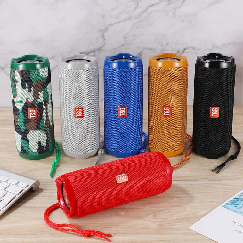 

TG191 Bluetooth Speaker Waterproof IPX5 Wireless Speaker for Phone PC Computer Outdoor Column Bluetooth 5.0 TWS Music Center