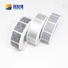 1000 шт.рулон, 18 мм, квадратная наклейка с царапинами