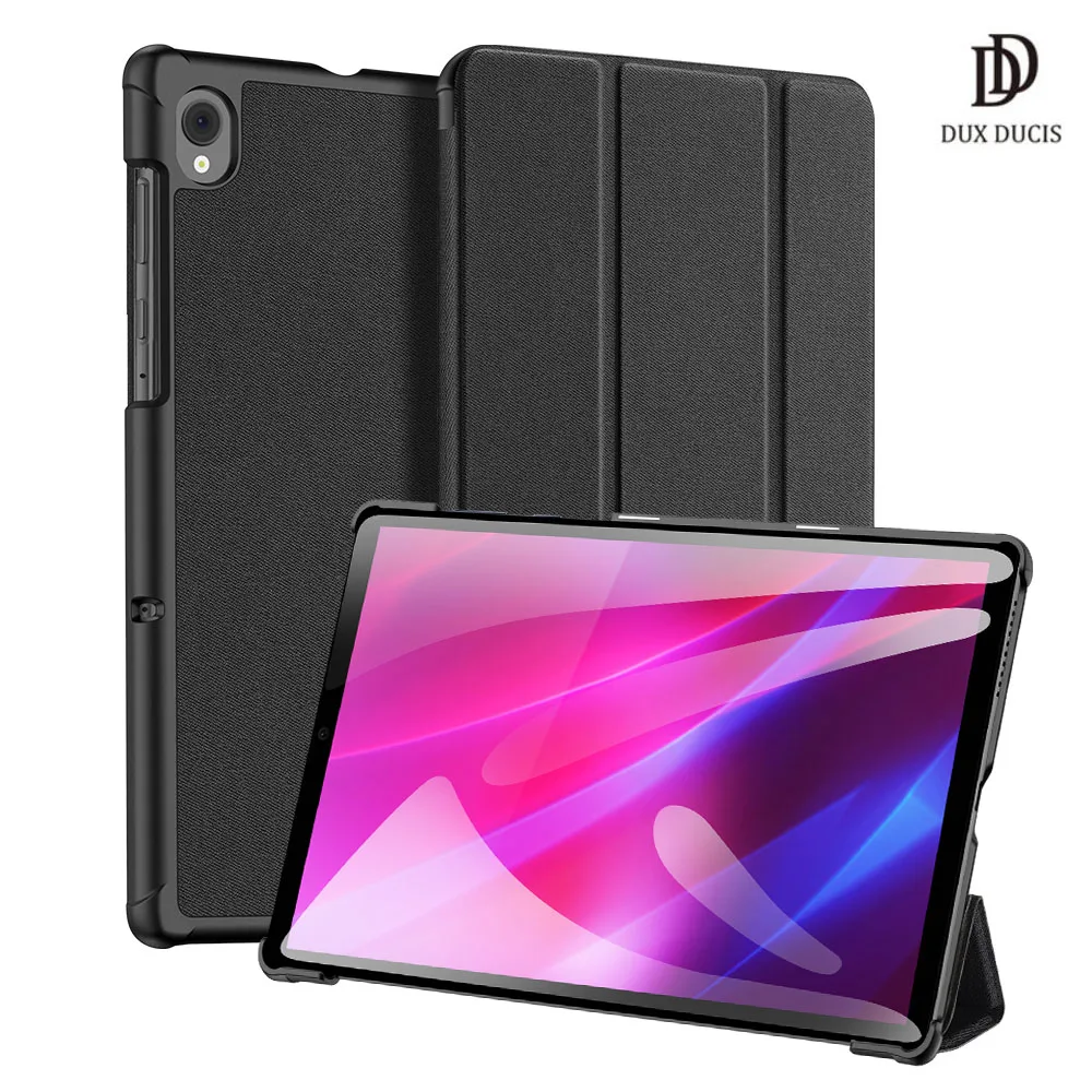 

Tablet Leather case for Lenovo Tab K10 Case Smart Sleep Wake DUX DUCIS DOMO Trifold Protective Case