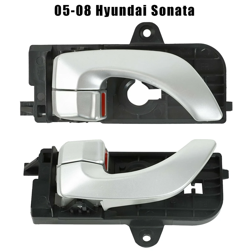Front Left + Right Side Interior Inner Door Handle for 2005-2008 Hyundai Sonata Driver Passenger | Автомобили и мотоциклы