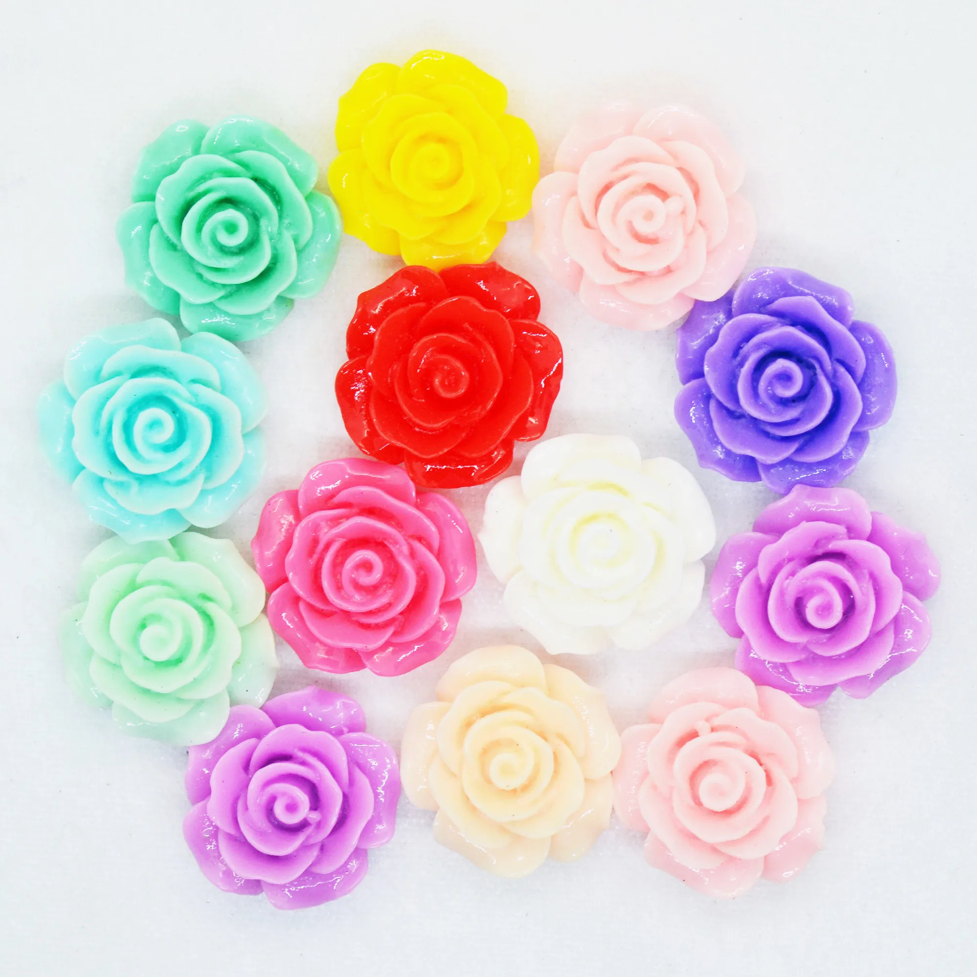 15 мм резиновые головистой формы цветком камелии украшения для скрапбукинга и