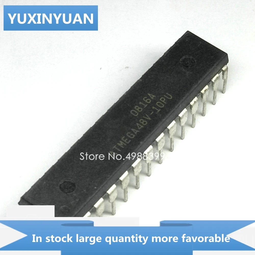 YUXINYUAN 1 шт. ATMEGA48V-10PU ATMEGA48V 10PU ATMEGA48V10PU ATMEGA 48V-10PU EGA48V-10PU ATMEGA48 в наличии | Электронные