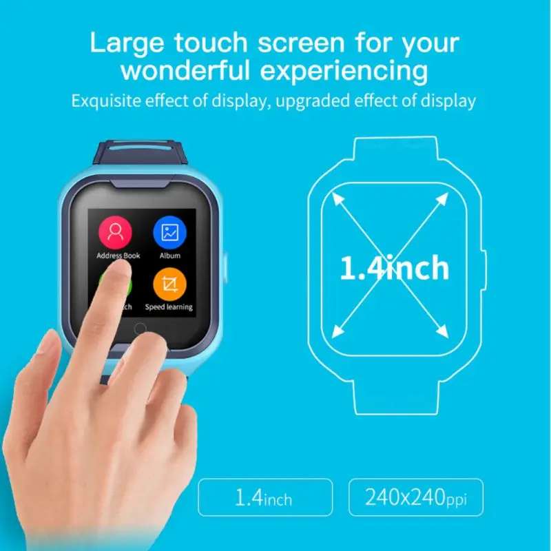 Wholesale 4G Kids Smart Watch GPS+ WiFi Touch Screen SOS SIM Phone Call Waterproof Children Watch with Camera Kids Watches