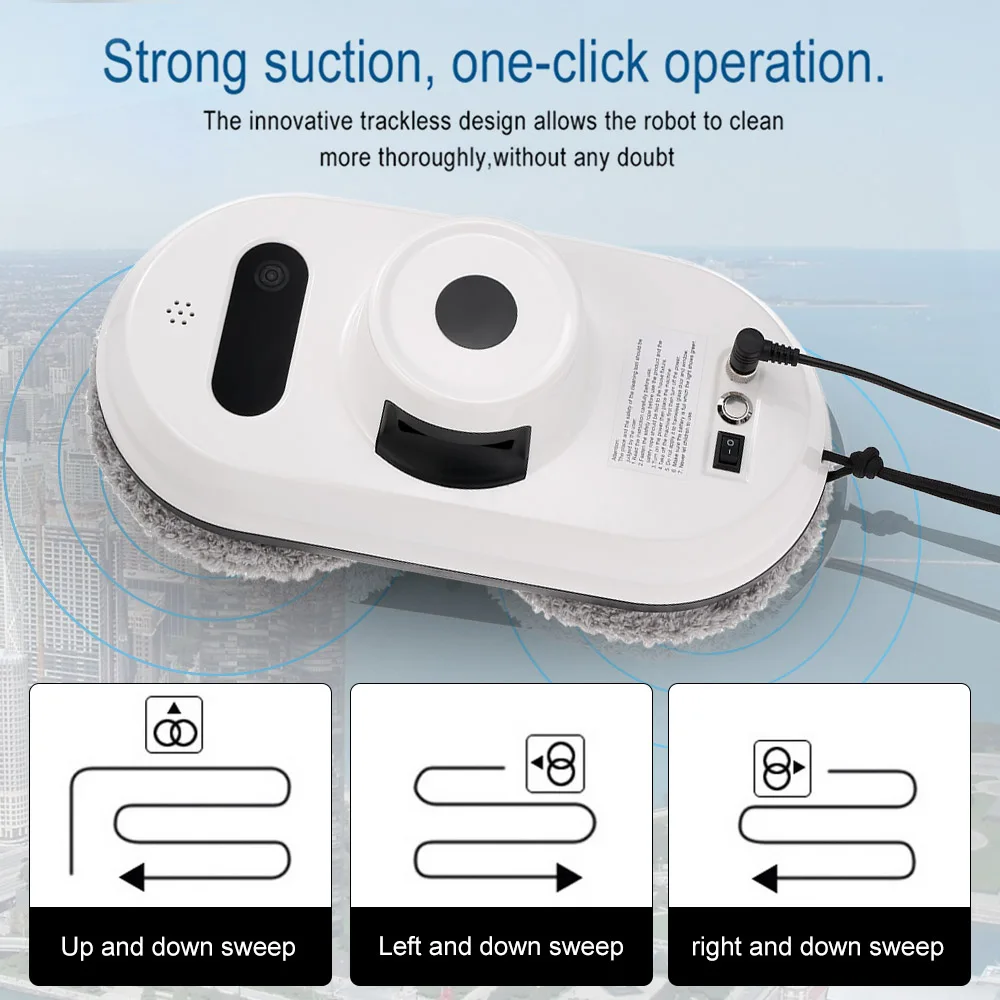 Робот-пылесос Электрический для мойки окон автоматический очиститель стекла