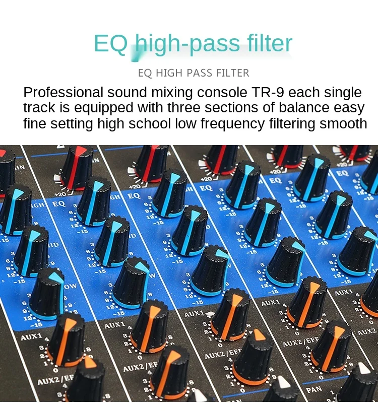 Профессиональный звуковой микшер Digital 99 DSP стерео усилитель звуковая панель