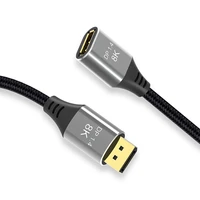 dp1 4 extension cable male to female 8k 60hz 4k 144hz displayport to displayport extension cable dp to dp 8k extension cable