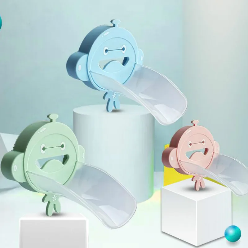 Детский водопроводный кран водоэкономичный мультяшный силиконовый детский для