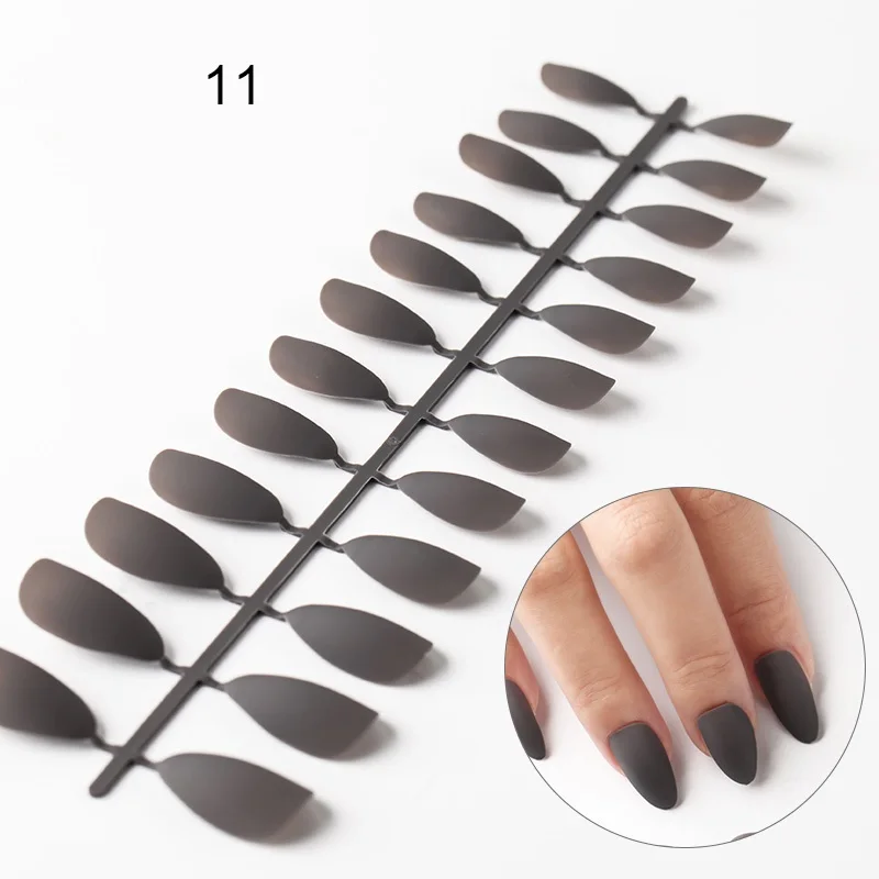 Накладные ногти матовые накладные съемные советы для наращивания ногтей Маникюр