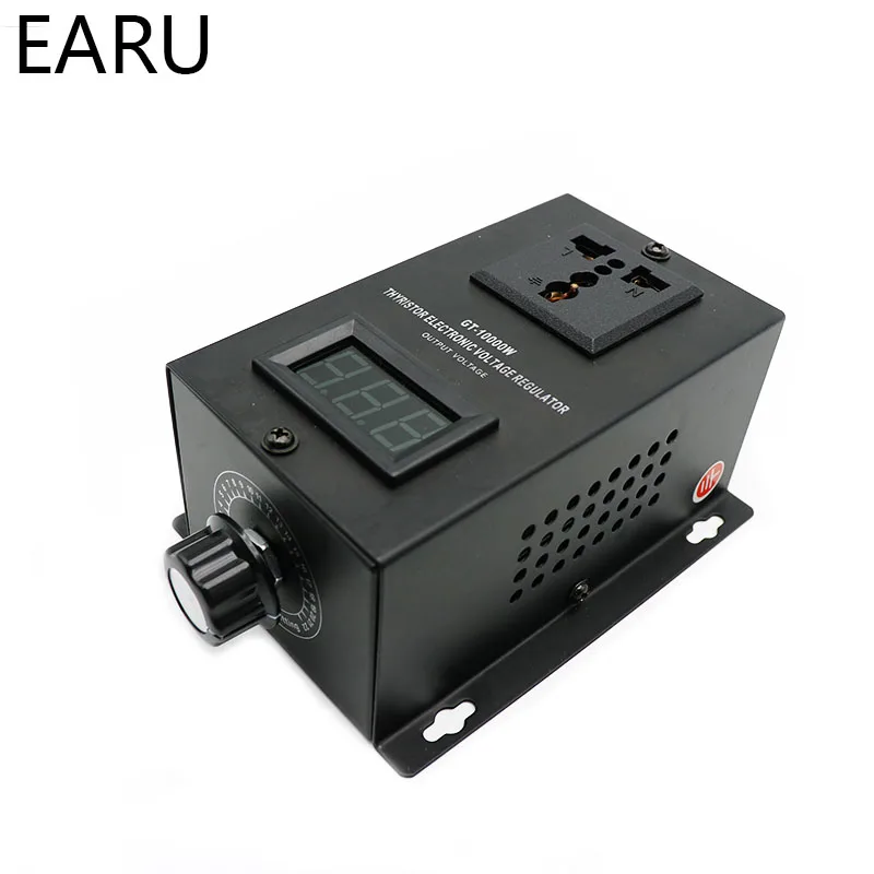 Кремниевый электронный регулятор напряжения SCR 10000 Вт AC0-220V температуры