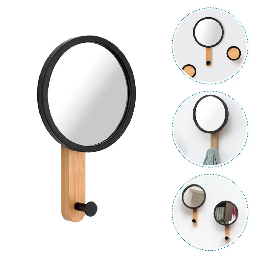 

1PC Porch Wall Mirror Hook Practical Coat Hat Hook Sturdy Hanging Clothes Hook