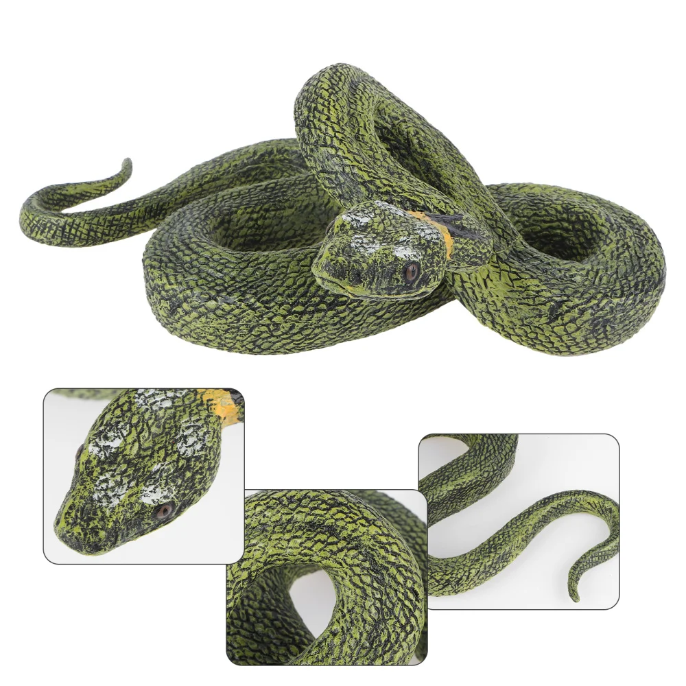 

1pc Fake Snake Anaconda Model Snake Prop Snake Model Boa Constrictor Prank Prop