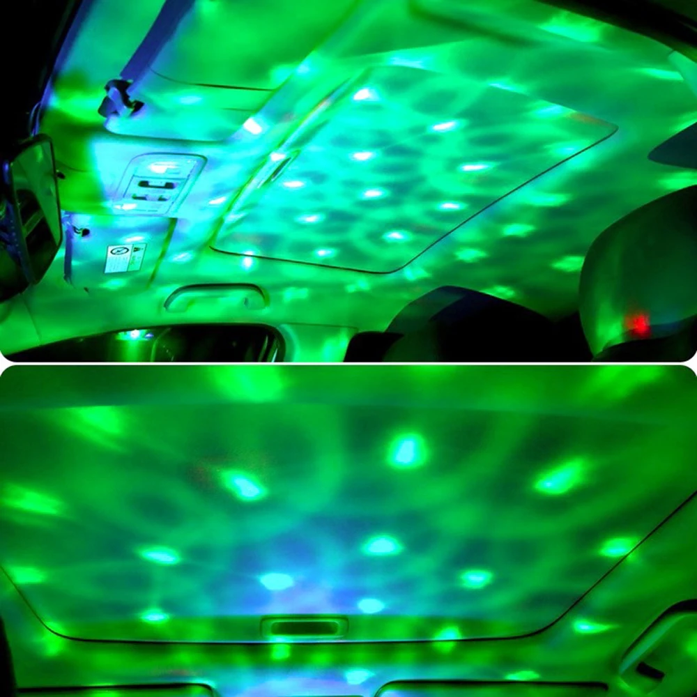 Автомобильная светодиодсветодиодный RGB атмосферсветильник лампа с мини USB DJ для