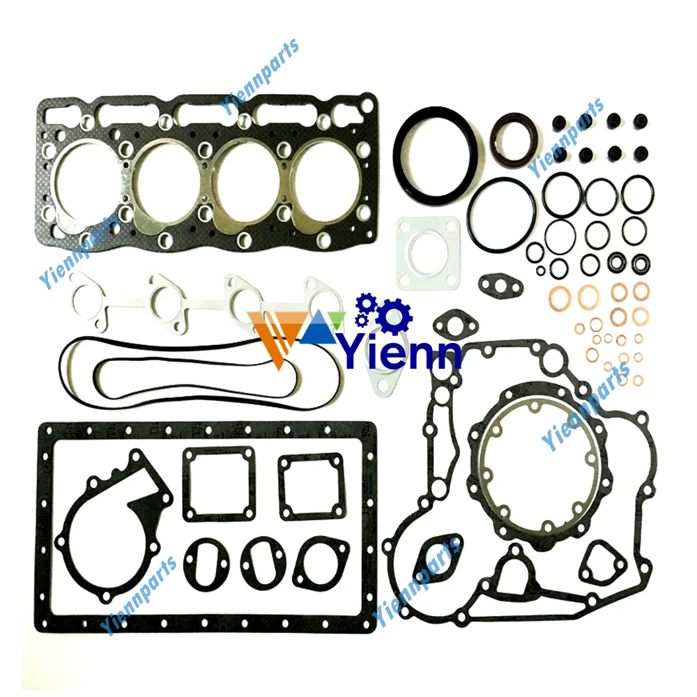 

V1205 Overhaul Full Gasket Ser With Head Gasket For Kubota KSR250ADX Tractor V1205-B Diesel Engine Repair Parts