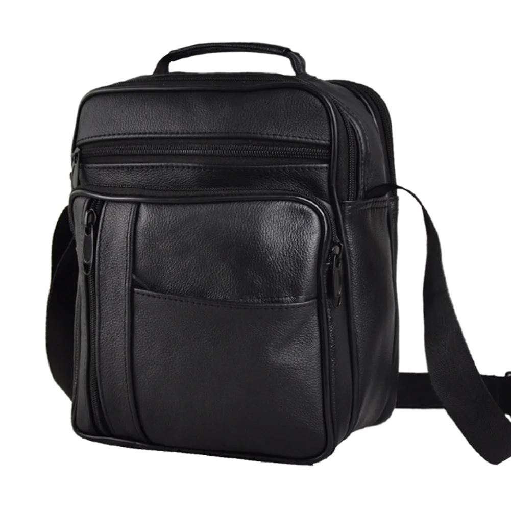 

Briefcase Cross Body Travel Single-shoulder Real Leather Messenger Business Men