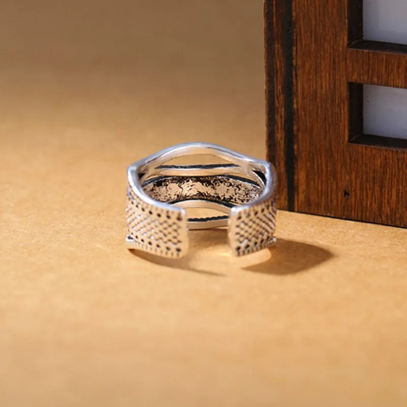 YIZIZAI тибетские Ретро Винтажные кольца для мужчин кольцо большого пальца старые