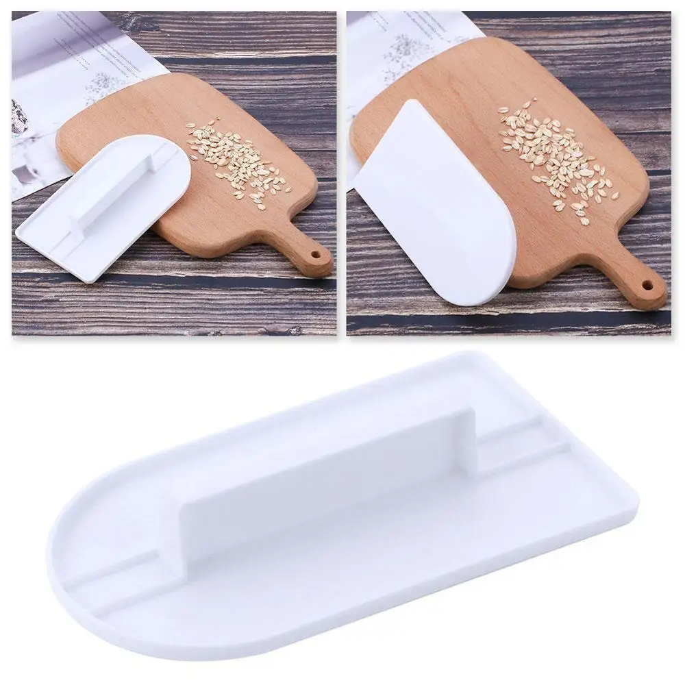 

White Household Cake Smoother Polisher Tools Cake Decorating Tools Mold Kitchen Baking Smoother Silicone Sugar Tool Fondant B9J3