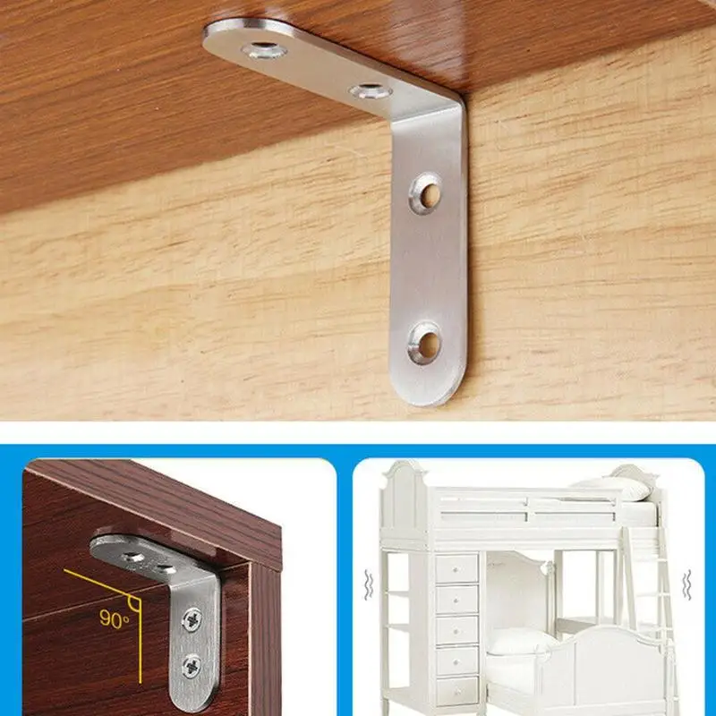 Стальной L образный угловой кронштейн полка металлический инструмент корректор