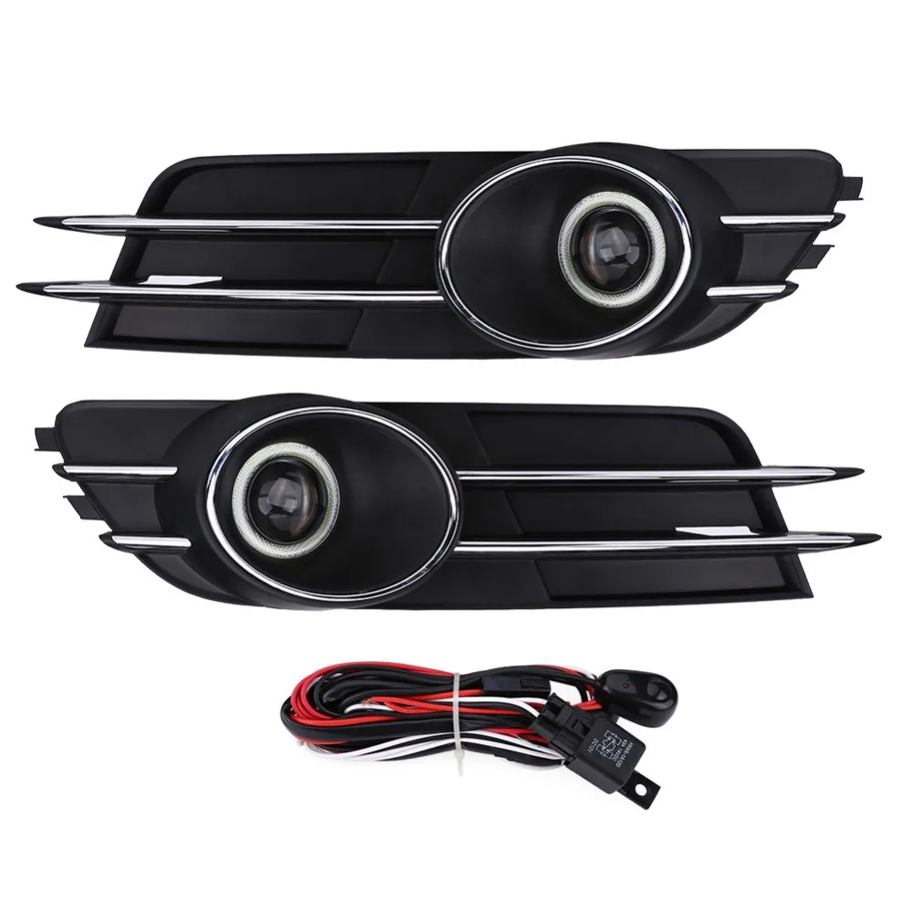 Передний бампер автомобиля туман светильник решетка лампа набор для Audi A6 C7 2011 2012