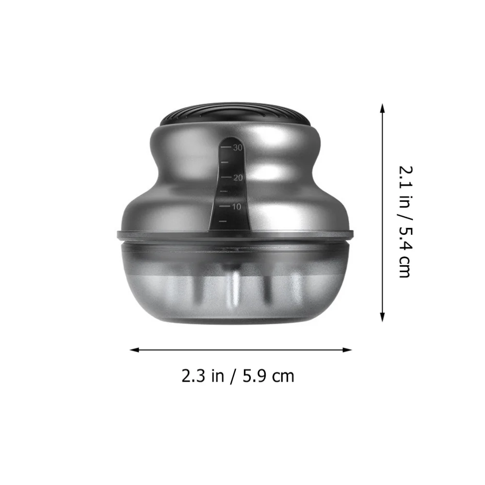 

Liquid Guiding Comb Essential Oil Hair Care Tool Handheld Scalp Massager (Grey)